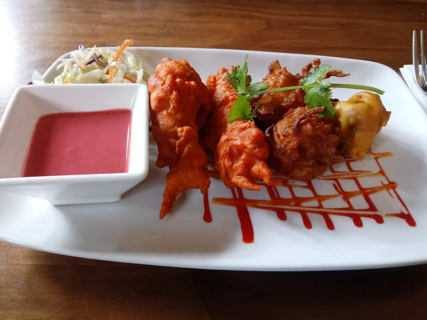 Pakora takeaway from Raja's Grill House Paisley